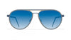 Blackfin Neptune Beach BF867 - Pure Titanium Frame with Gradient Blue Lenses