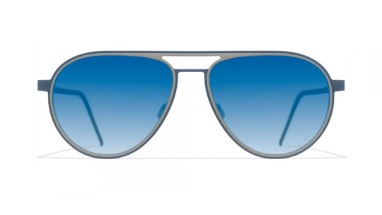Blackfin Neptune Beach BF867 - Pure Titanium Frame with Gradient Blue Lenses
