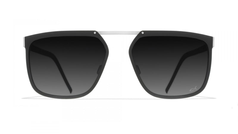 Blackfin Silverlake BF869 - Matte Black/Silver Gradient Sunglasses