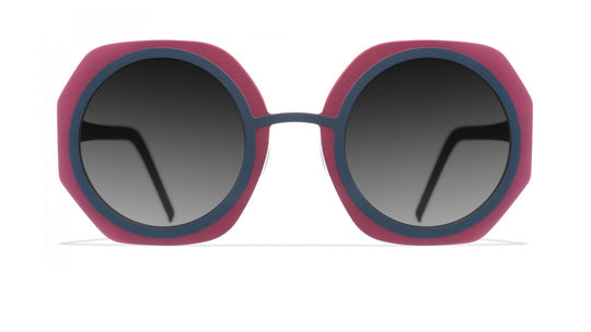 Blackfin Coral Cove BF871 - Pure Titanium Frame with Graphite Blue and Bourgogne Red Accents
