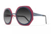 Blackfin Coral Cove BF871 - Pure Titanium Frame with Graphite Blue and Bourgogne Red Accents