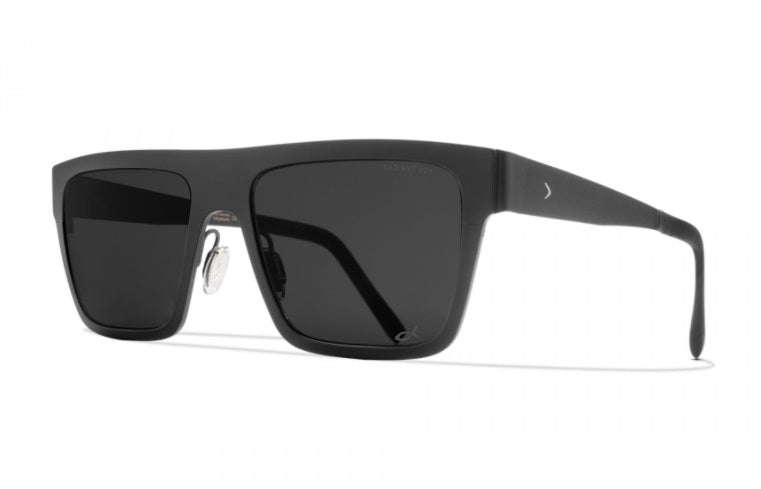 Blackfin Walden BF926 - Matte Black/Gunmetal Gray Titanium Frame with Smoke Lenses