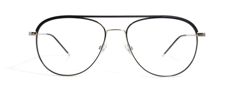 Gotti Davin - Elegant Titanium Glasses with Double Bridge Inlay