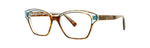 Lafont Edifice - Hand Carved Two-Tone Acetate Rectangular Women's Eyeglasses