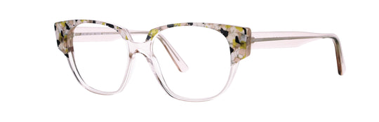 Lafont Halley - Baroque-Inspired Acetate Glasses with Prominent Brow-Bar
