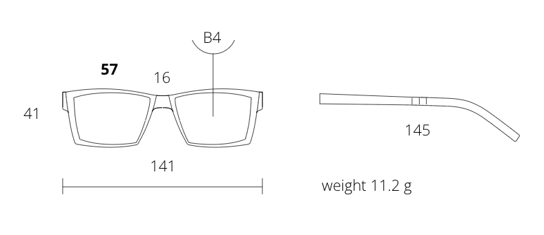 Blackfin Greenland BF770 - Pure Titanium With Blue Spectacle Frame