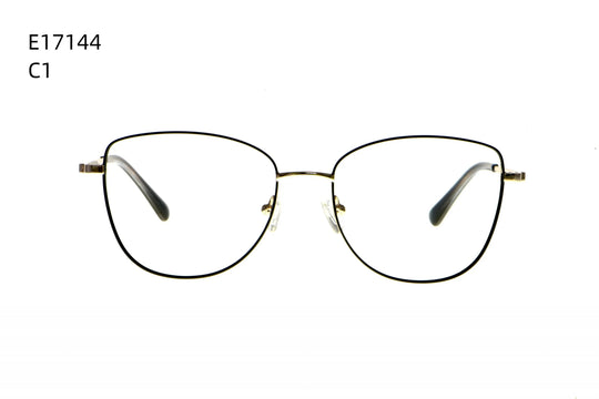 Baus Elegance E17144 - C1 Black Gold Oversized Stainless Steel Frame