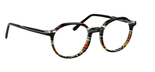 Johann Von Goisern Mod 701 - Black Multi Coloured Frame