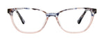OGI 7173 - Square Butterfly Silhouette Eyeglasses with Two-Toned Watercolor Hues