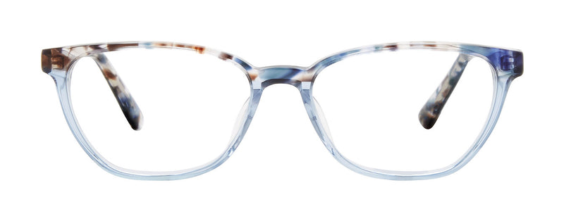 OGI 7173 - Square Butterfly Silhouette Eyeglasses with Two-Toned Watercolor Hues